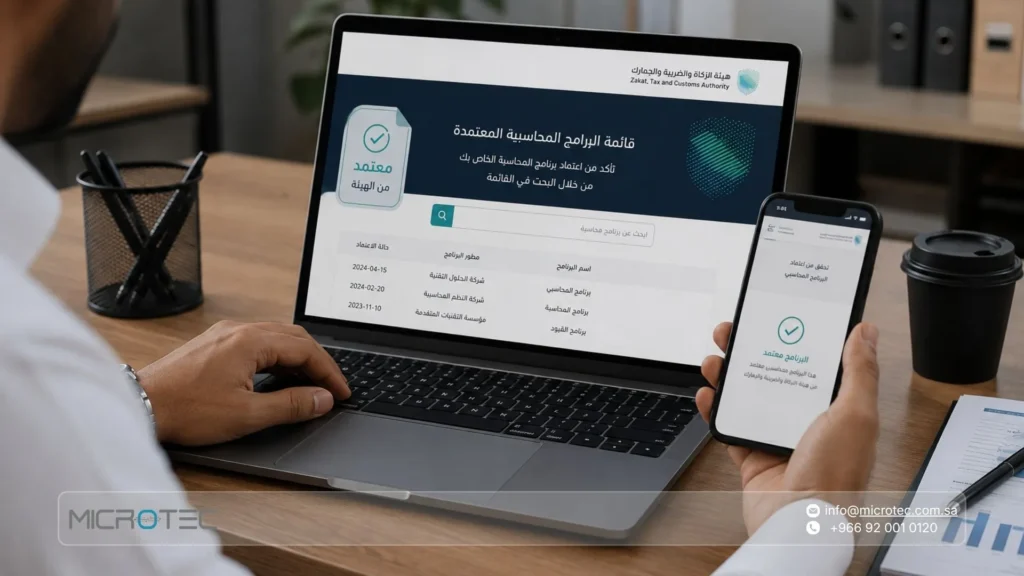 كيف تتحقق أن برنامجك معتمد فعليًا من هيئة الزكاة؟