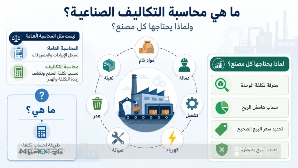 ما هي محاسبة التكاليف الصناعية ولماذا يحتاجها كل مصنع