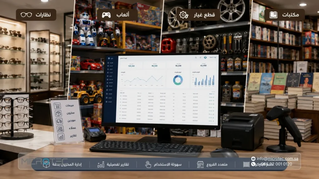 نظارات، ألعاب، قطع غيار، مكتبات: أي برنامج محاسبة يناسب محلك المتخصص؟