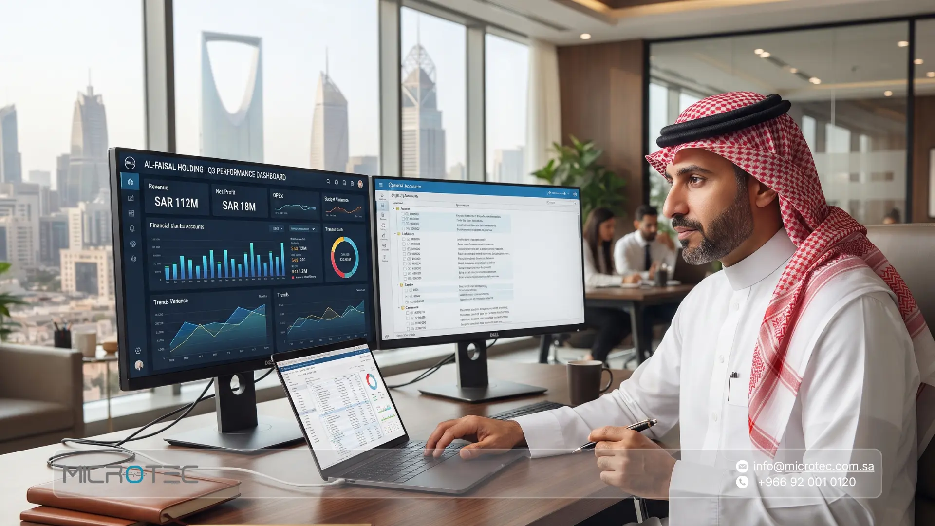 الدليل المحاسبي الشامل حلول ميكروتيك للتحول من قيود يدوية إلى نظام ذكي