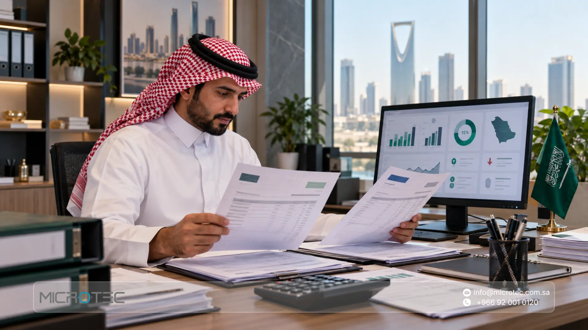 ضريبة القيمة المضافة في السعودية: النسبة والإعفاءات وكيفية التسجيل فيها 4 لماذا يجب التحقق من تسجيل المنشأة قبل اعتماد الفاتورة؟