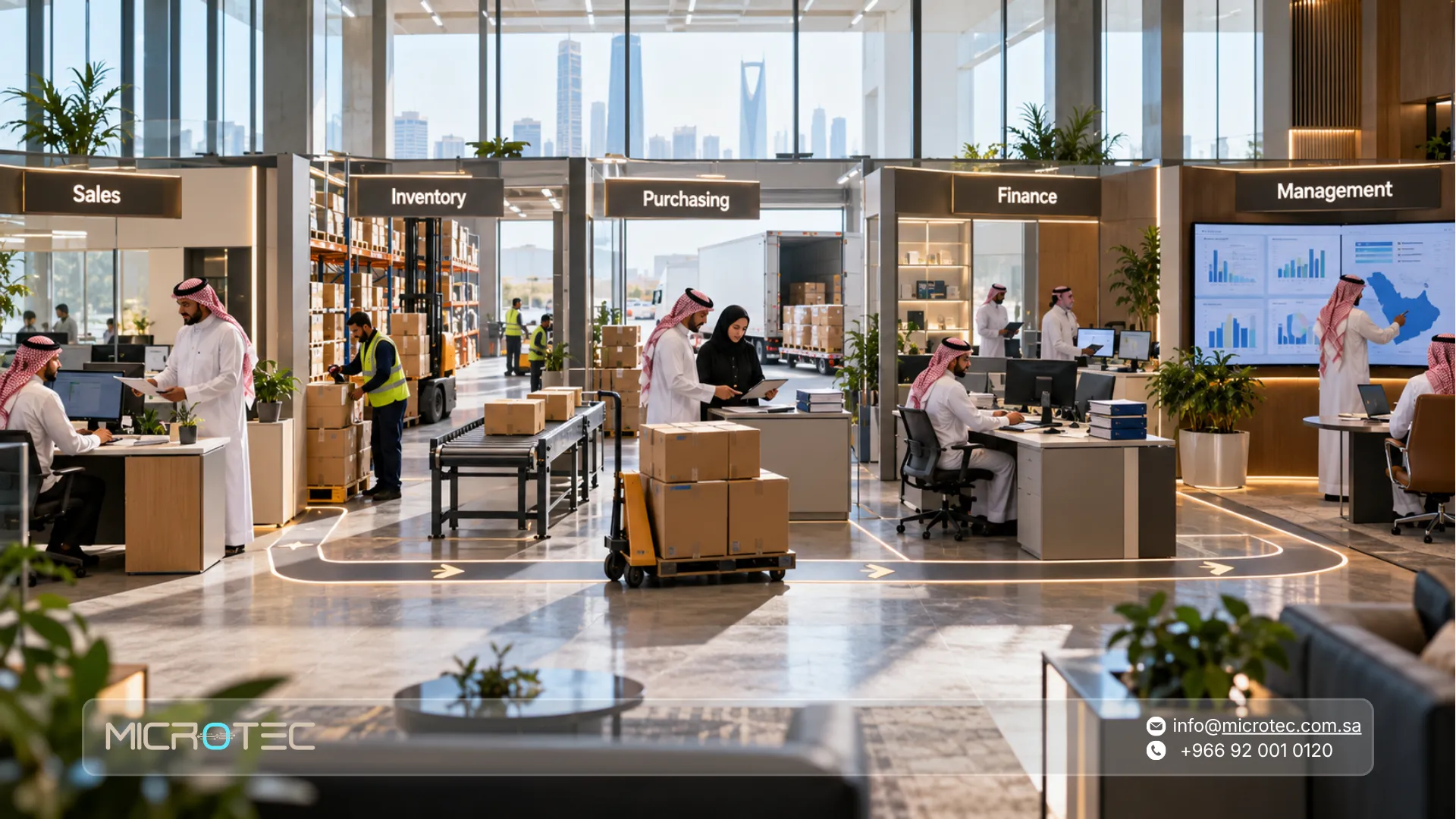 فوائد نظام ERP الحقيقية: لماذا لا يكفي برنامج المحاسبة وحده؟ 3 أبرز فوائد نظام ERP الملموسة لأصحاب الشركات