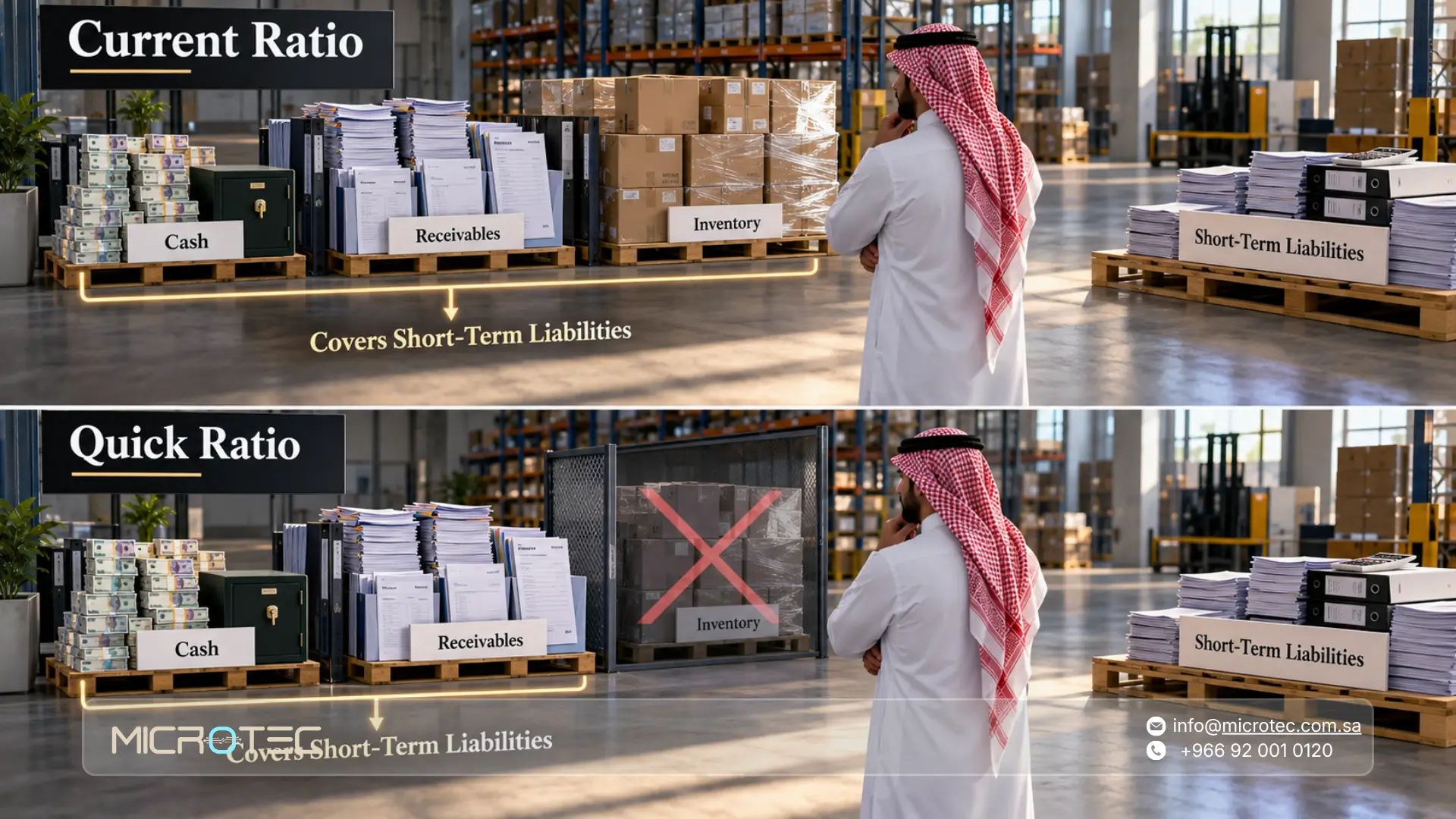 التحليل المالي: النسب والسيولة ورأس المال العامل