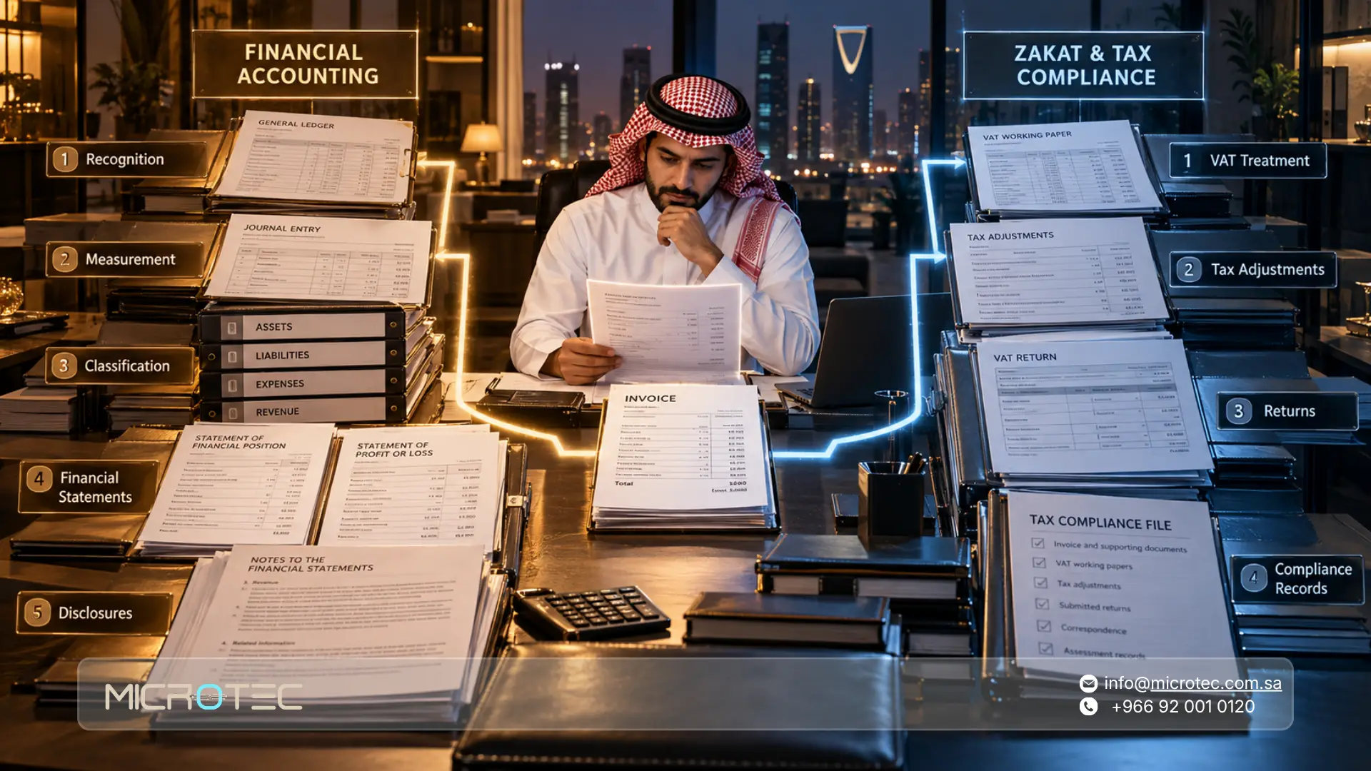 محاسبة الزكاة والضريبة والمعايير المحاسبية السعودية